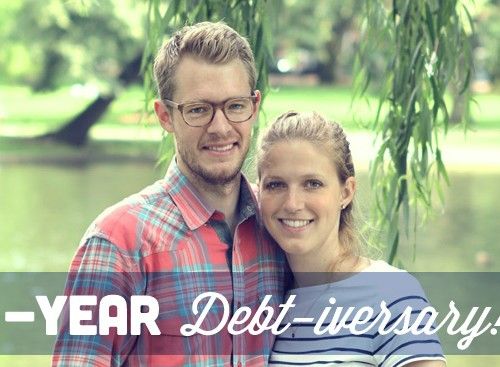 Debt free for one year